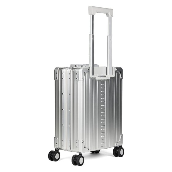 Aleon Business 4-Rollen Kabinentrolley Aluminium 50 cm Laptopfach