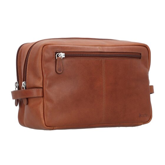 Esquire Dallas Kulturbeutel Leder 27 cm