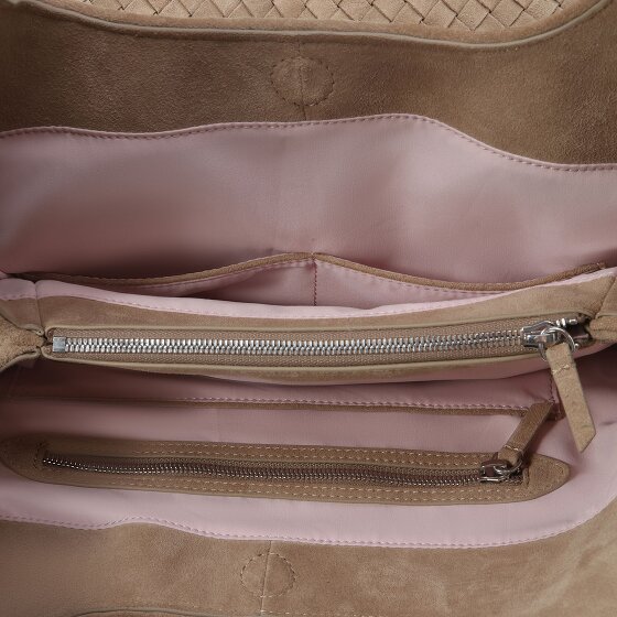 LES VISIONNAIRES PAZ Weave Schultertasche Leder 44 cm