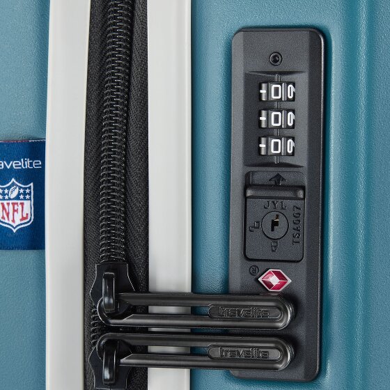 Travelite travelite x NFL 4 Rollen Trolley L 76 cm