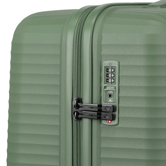 Travelite Air Stripe 4 Rollen Trolley L 77 cm