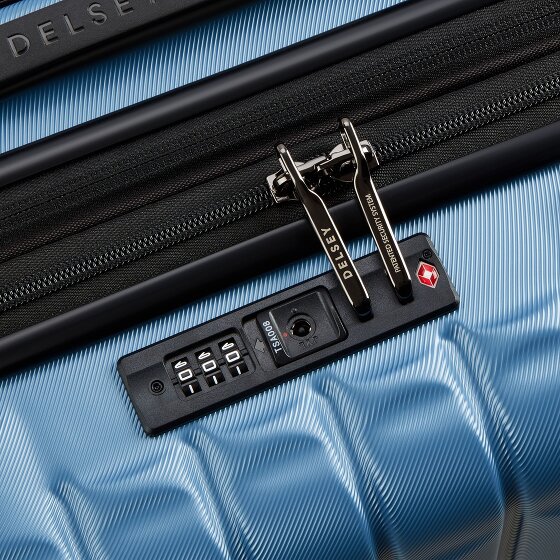 Delsey Paris Longitude 4 Rollen Kabinentrolley 55 cm mit Dehnfalte