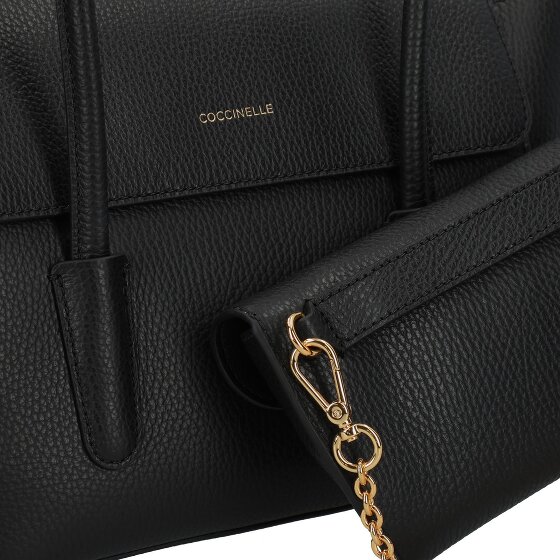 Coccinelle Double Beat Schultertasche Leder 31 cm