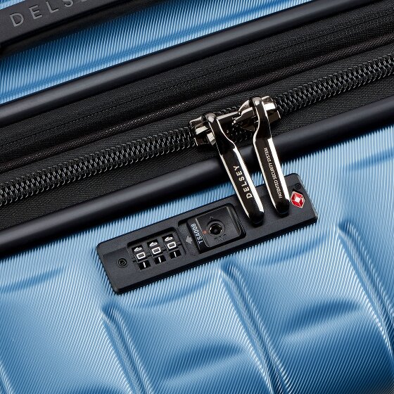 Delsey Paris Longitude 4 Rollen Trolley 69 cm mit Dehnfalte