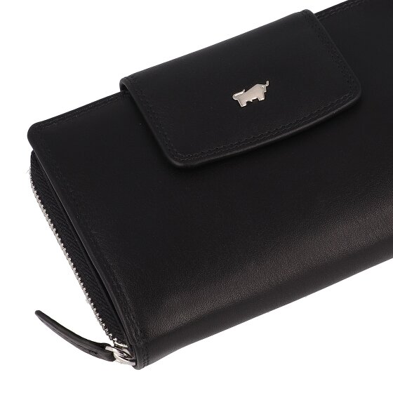 Braun Büffel Golf Secure Geldbörse RFID Leder 14 cm
