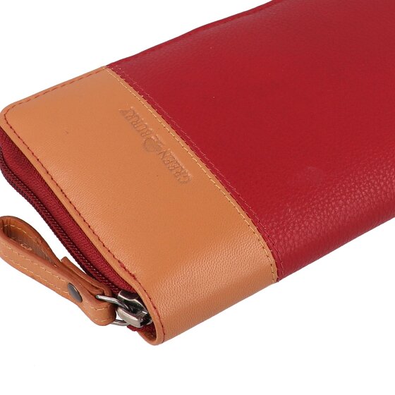 Greenburry Nappa Geldbörse RFID Schutz Leder 19.5 cm