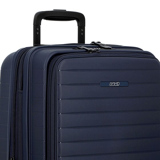 Jump Striper 4 Rollen Kabinentrolley 35 cm mit Dehnfalte
