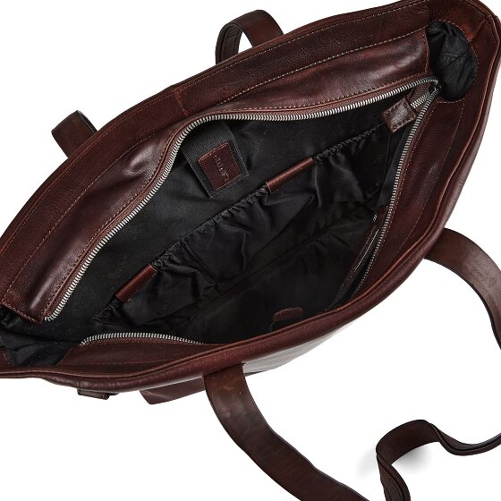 Plevier Catz Aktentasche RFID Schutz Leder 43 cm Laptopfach