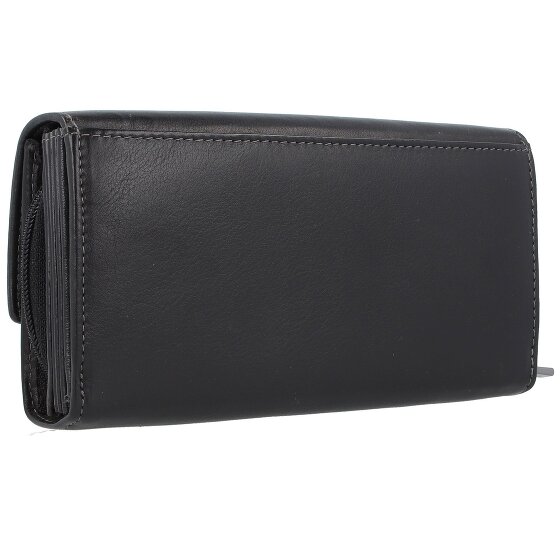 Greenland Nature Black Nappa Kellnerbörse Geldbörse RFID Leder 18 cm