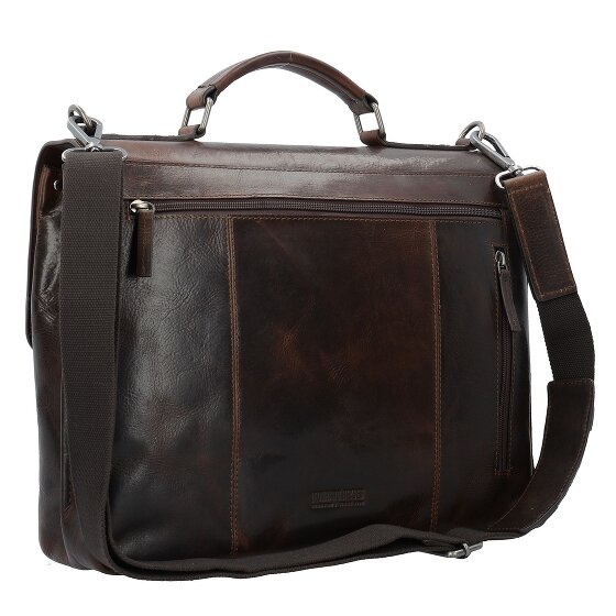 Leonhard Heyden Roma Aktentasche Leder 39 cm Laptopfach