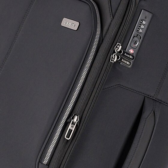 Travelite Priima 4 Rollen Trolley 68 cm mit Dehnfalte