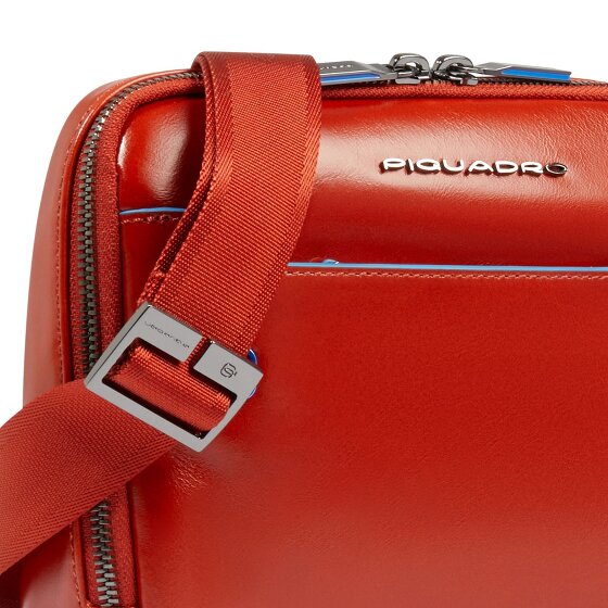 Piquadro Blue Square Umhängetasche Leder 21 cm