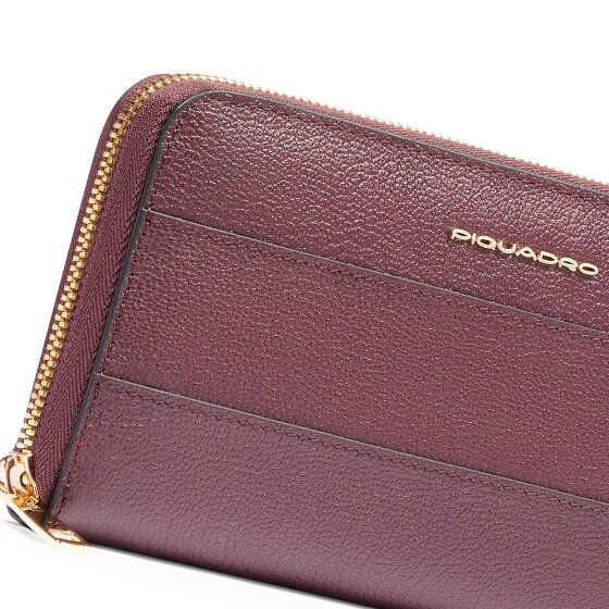Piquadro Patricia Geldbörse RFID Schutz Leder 19 cm