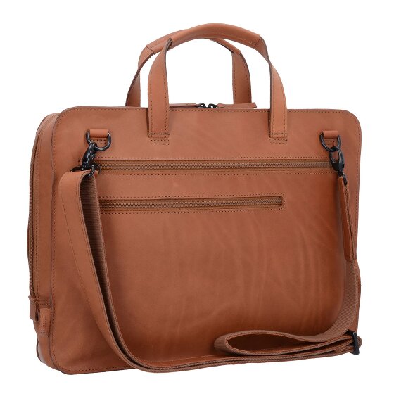 Jost Futura Aktentasche Leder 38 cm Laptopfach