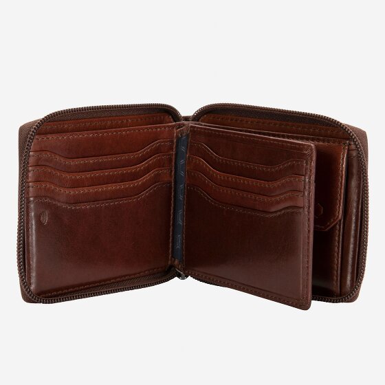 Jekyll & Hide Norwegian Geldbörse RFID Schutz Leder 12 cm