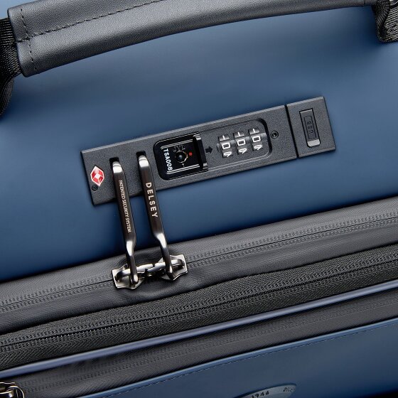 Delsey Paris Turenne Soft 4 Rollen Kabinentrolley 56 cm mit Dehnfalte