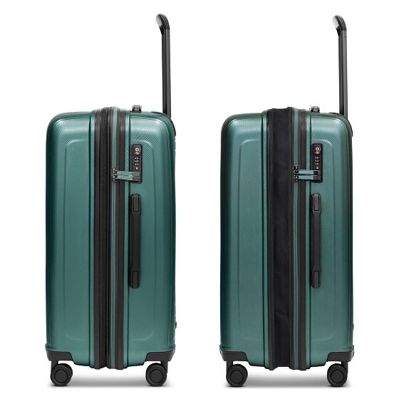 Redolz Essentials 14 4 Rollen Kofferset 3-teilig mit Dehnfalte