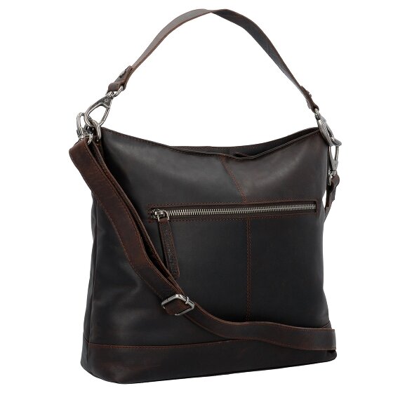 The Chesterfield Brand Wax Pull Up Schultertasche Leder 32 cm