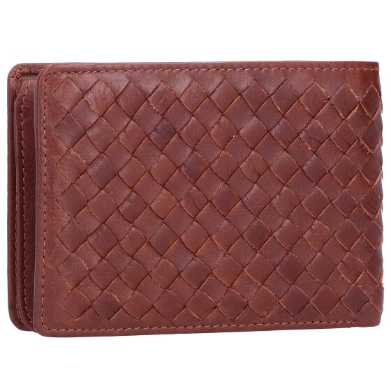 mano Don Luca Geldbörse Leder 12 cm