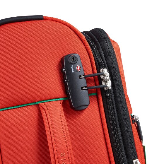 Delsey Paris x Colors Benetton Color Block 4-Rollen Kabinentrolley 55 cm mit Dehnfalte