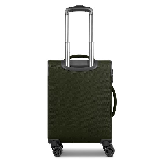 bugatti Valencia Soft 4 Rollen Kabinentrolley S 55 cm mit Dehnfalte