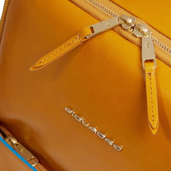 Piquadro Blue Square Daypack RFID Schutz Leder 37 cm Laptopfach