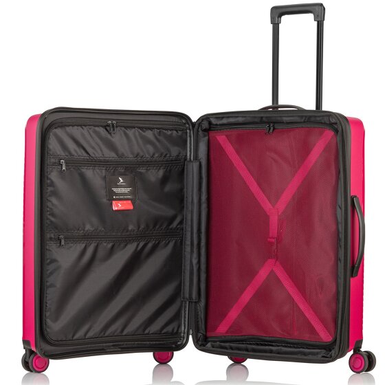 Pack Easy Jet 4 Rollen Trolley 64 cm mit Dehnfalte