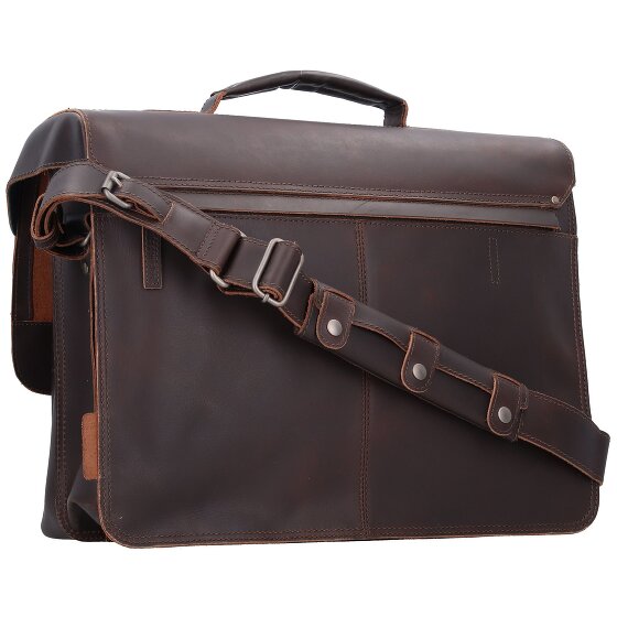 aunts & uncles Hunter Big Finn Aktentasche Leder 40 cm Laptopfach