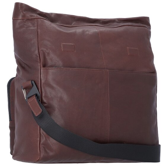 Piquadro Harper Umhängetasche Leder 34 cm Laptopfach