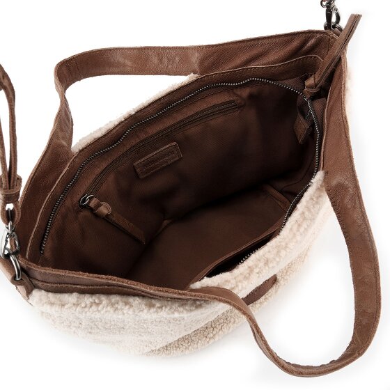 FredsBruder Teddy Layer Schultertasche Leder 40 cm