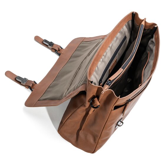 Farmhood Nashville Aktentasche XL 2 Fächer Leder 39 cm
