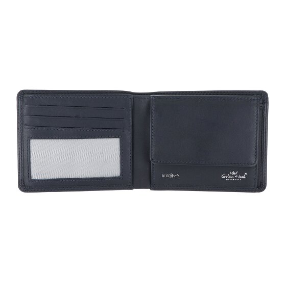 Golden Head Polo Geldbörse RFID Schutz Leder 11 cm