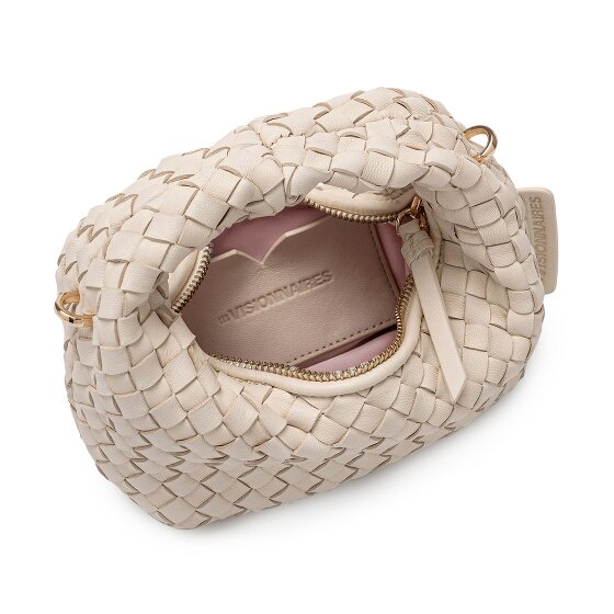 LES VISIONNAIRES Greta Micro weave Handtasche Leder 20 cm