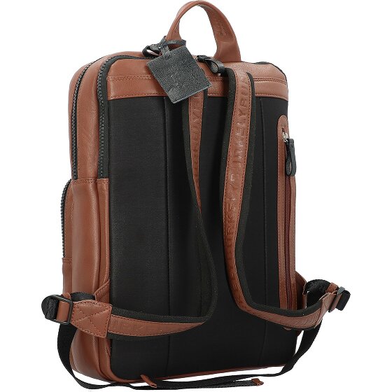 Burkely Bold Bobby Rucksack Leder 40 cm Laptopfach