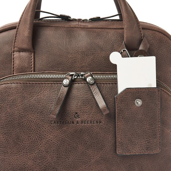 Castelijn & Beerens Carisma Rucksack RFID Leder 40 cm Laptopfach