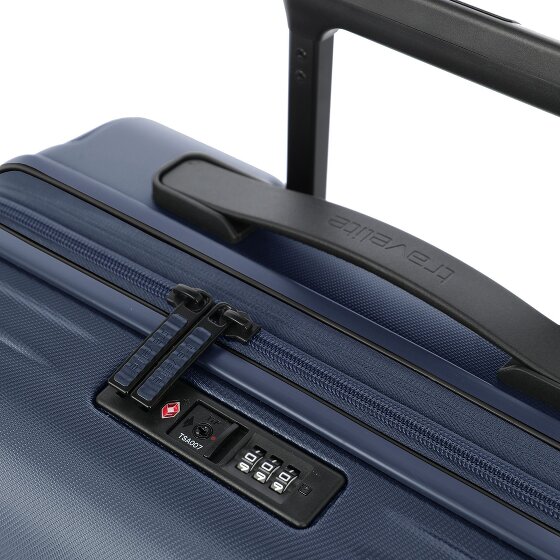 Travelite Dynamiic 4 Rollen Trolley L 76 cm mit Dehnfalte