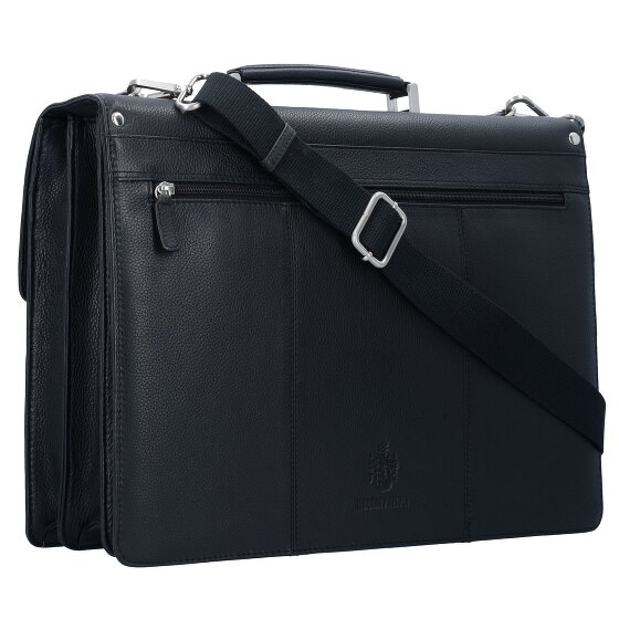 Leonhard Heyden Berlin Aktentasche Leder 42 cm Laptopfach