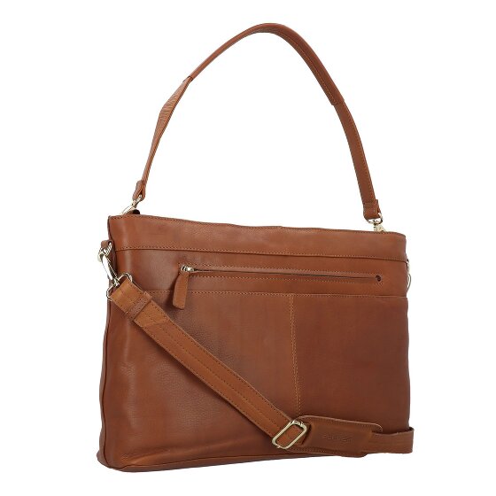 Plevier Structure Millau Schultertasche Leder 43 cm Laptopfach