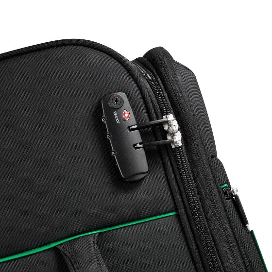 Delsey Paris x United Colors of Benetton Color Bock 4-Rollen Trolley 67 cm mit Dehnfalte