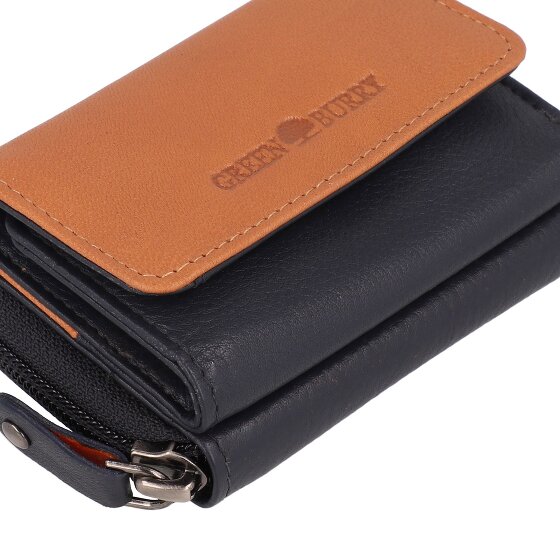 Greenburry Nappa Geldbörse RFID Schutz Leder 11 cm