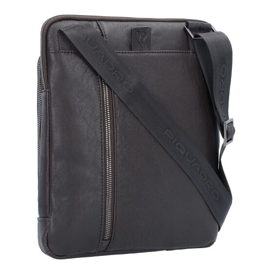Piquadro Black Square Umhängetasche Leder 24 cm