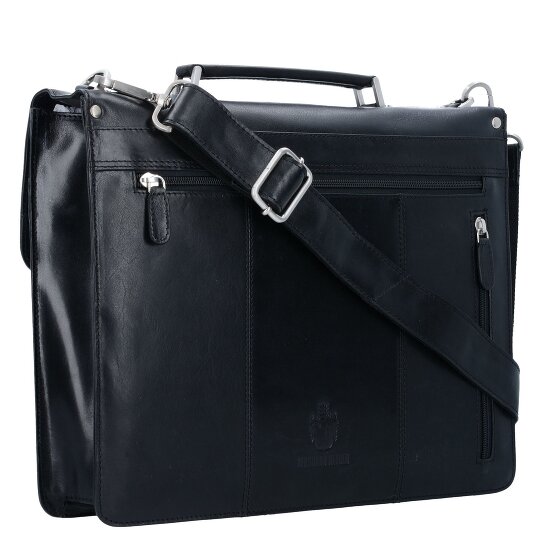 Leonhard Heyden Cambridge Aktentasche Leder 38 cm Laptopfach