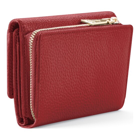 Lazarotti Bologna Leather XL Geldbörse mit Zip-Around Fach Leder 14 cm