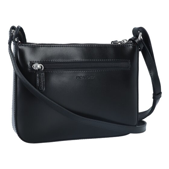 Picard Black Tie Black Tie Umhängetasche Leder 21 cm