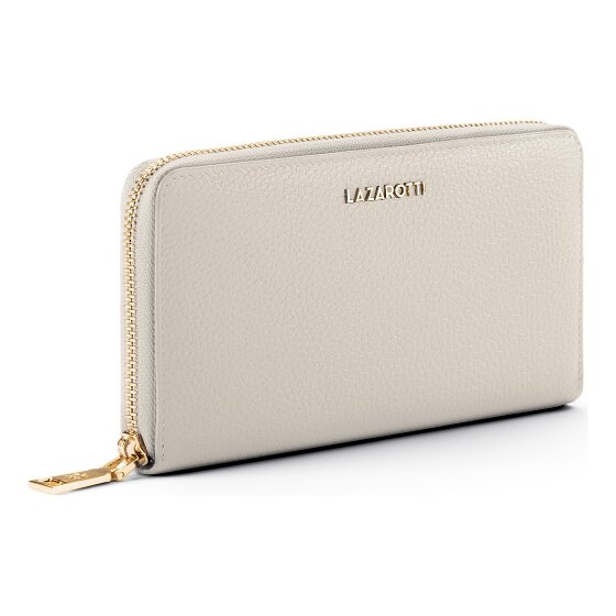 Lazarotti Bologna Leather XL Zip-Around Geldbörse Leder 19 cm