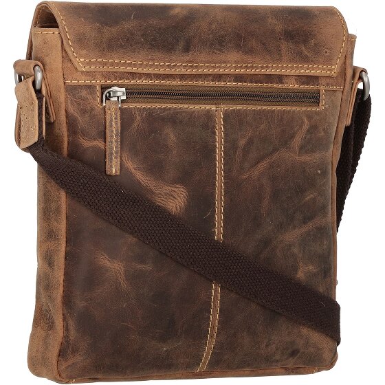 Greenburry Vintage Umhängetasche Leder 22 cm