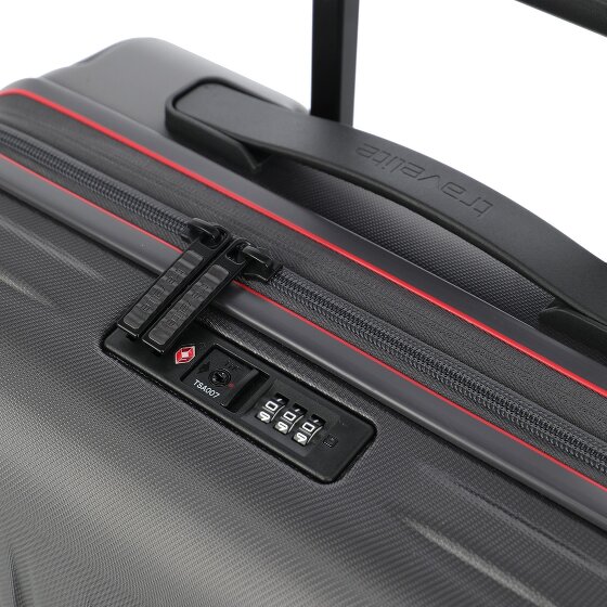 Travelite Dynamiic 4 Rollen Kofferset 3-teilig mit Dehnfalte