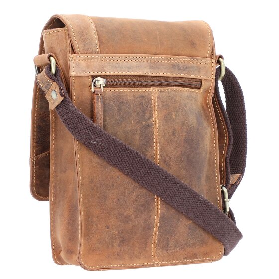 Greenburry Vintage Umhängetasche Leder 18 cm