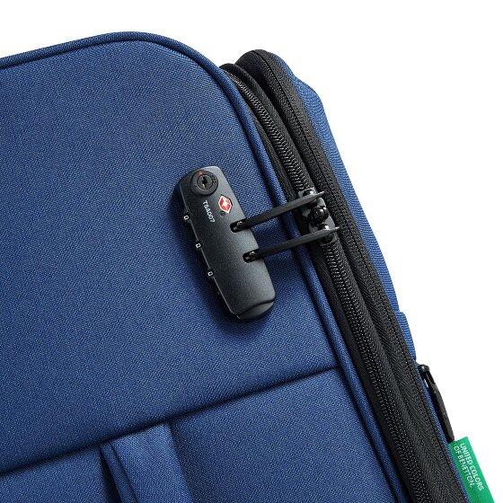 Delsey Paris x United Colors of Benetton BE 4-Rollen Trolley L 76 cm mit Dehnfalte