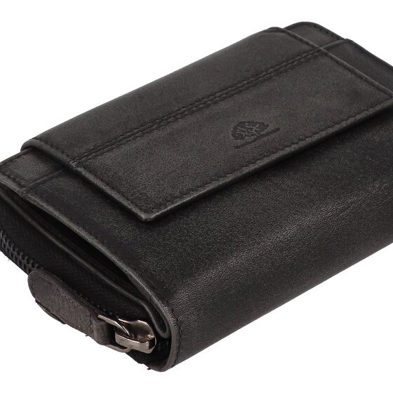 Greenburry Destressed Geldbörse RFID Schutz Leder 13.5 cm